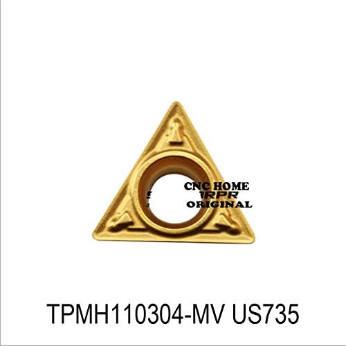 FINCOS TPMH080204-MV US735/TPMH090204-MV US735/TPMH11030404-MV US735, Uso de inserção de carboneto original para girar a barra de perfuração da ferramenta-: TPMH090204-MV US735)