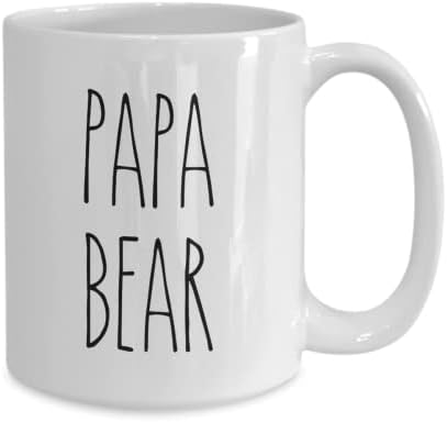 Rae Dunn Papa Bear caneca Papa Bear Ray Dunn Presentes para Presentes de Papai para Papa Presentes do Dia dos Pais Presentes