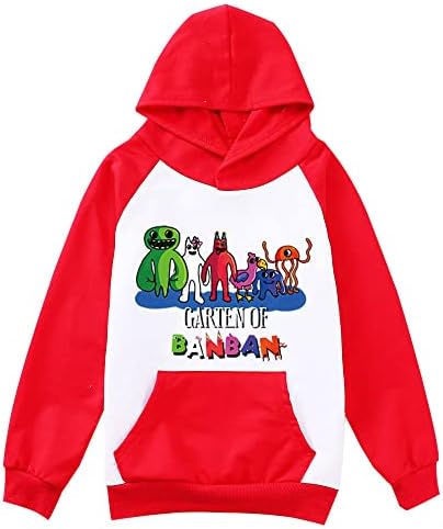 IiCqqcii Kids Garten de Banban Hoodie Horror Games Banban Character Sweatshirt