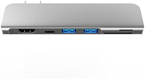 N/A USB 3.1 Tipo-C Hub para adaptador HDMI 4K Thunderbolt 3 USB C Hub com Hub 3.0 TF SD Slot para leitor PD