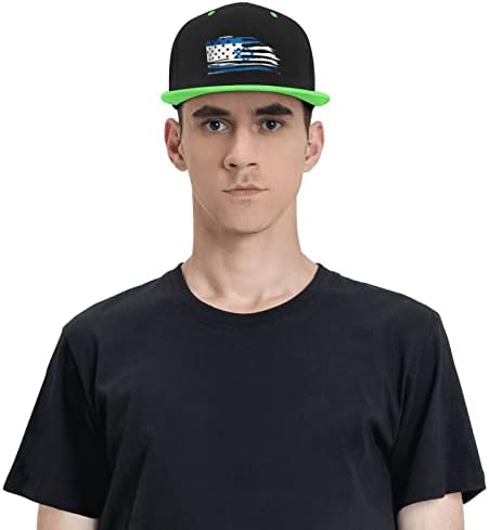 Israel American Flag Combination Snapback Hat para homens chapéus de estilo hip hop
