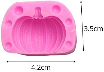 Echodone 3D Pumpkin Silicone Mold Candle Molds Mini Mold de abóbora para doces, cozimento, decoração de bolo, fabricação de