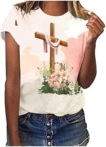 Camisetas tshirts para mulheres casuais plus size tees gráficos vintage de manga curta Tops de verão transversal tripulante