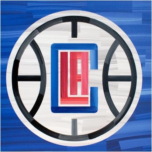 Los Angeles Clippers 16 x 20 Galeria de logotipo embelezada Giclee - NBA Art original e impressões