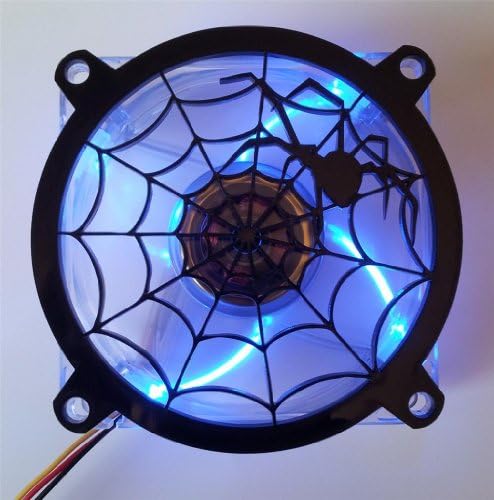 Design de laser inspirado Web Web Web Web Computer Fan Grill 120mm