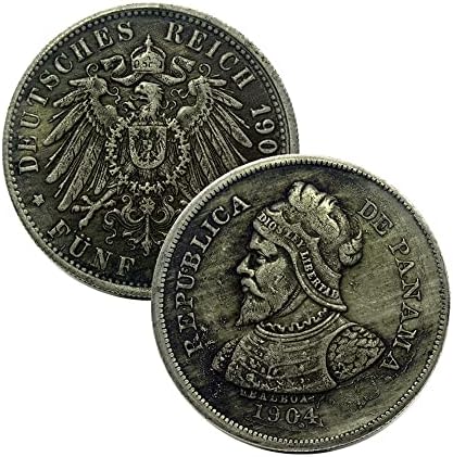 1904 Coupa de moeda de moeda de prata da Bahamiana de 1904 Prata Dólar comemorativo Coin Comemorativo Coupa Estrangeira Moderna de Copre