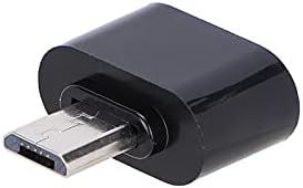 Portátil USB Tipo C para fone de ouvido e adaptador de carregador, Adaptador ABS MICRO para USB 2.0 OTG é pequeno e portátil, compatível