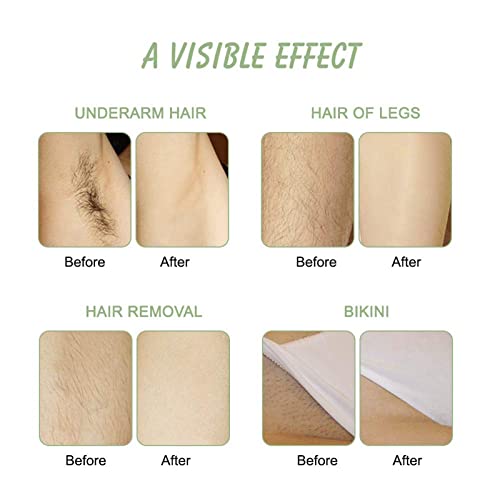Contas de cera dura para remoção de cabelo - em casa DIY de cera para rosto, sobrancelha, pernas, axilas, costas, peito