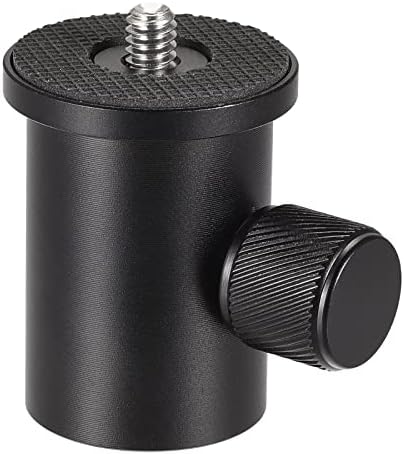 Adaptador de suporte de microfone UXCELL - 1/4 Male 0,8 Bole DIA Top Converter parafuso com 0,33 comprimento do fixador para o suporte da lanterna do tripé da câmera