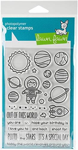 Carma de Lawn Fawn Clear Stamps - Fora deste mundo