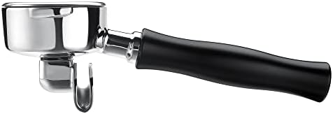 Normcore 58mm Double Spout Portafilter com cesto - se encaixa em E61, Flair 58, ECM, foguete, Sanremo, Synesso, Slayer, VBM - alça de alumínio anodizada e ferramenta de remoção de cestas