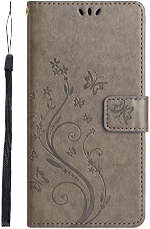 Caixa de carteira do Diário de Mavis Galaxy A14 5G, capa de fólio de couro com relevo floral para a capa Samsung Galaxy
