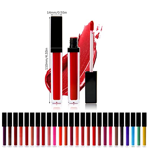 Xiahium melhor mancha lábio 26 batom líquido colorido Lipstick duradouro Lipstick líquido 3ml Labial