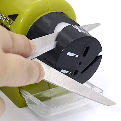 Apontador de faca elétrica Apontador de faca motorizado para facas retas e serrilhadas cerâmica de aço inoxidável