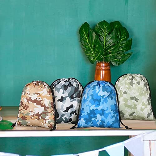 15 bolsas de camuflagem de 15 pacote sacos de viagem sacos de bolsa para festas para festas de festas de festas de festa de festas
