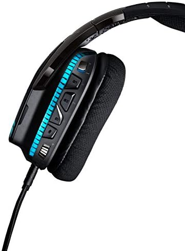Logitech G633 Artemis Spectrum - RGB 7.1 Dolby e DTS fone de ouvido Surround Sourt Gaming Headset - PC, PS4, Xbox One, Switch e Mobile Compatible - Excepcional Audio Performance - Black