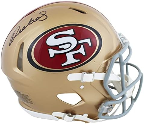 49ers Deebo Samuel assinou o capacete proline JSA - capacetes NFL autografados - capacetes autografados
