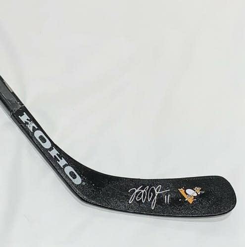 Brian Boyle assinou Hockey Stick Pittsburgh Penguins autografados - Sticks NHL autografados