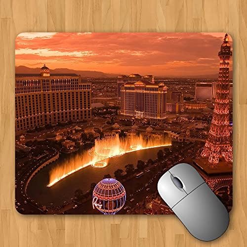 1 x Las Vegas Skyline Large Mousepad Mouse Pad Grande ideia de presente