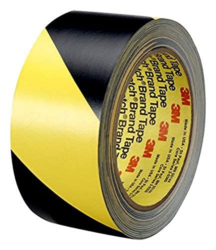 3M 7000017005 Gefahrenmarkierungsband, 5702, 50 mm x 33 m, Schwarz/gelb