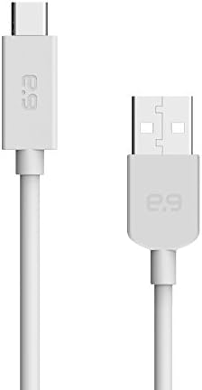 PureGear USB-C para USB-A cabo, branco-4 pés.