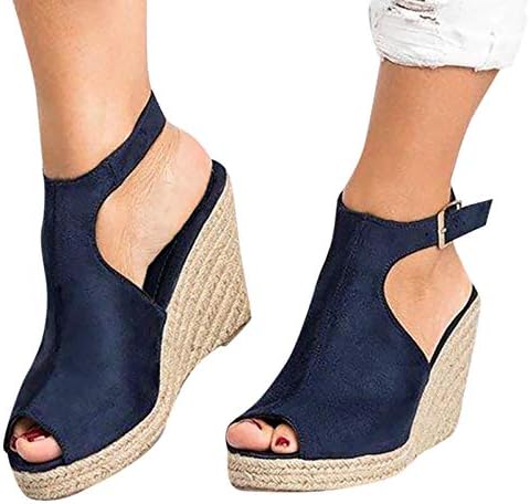 Qinnyo sandálias de verão para mulheres meninas tópico aberto de ponta do dedo do pé tornozelo tornozelo almazinha
