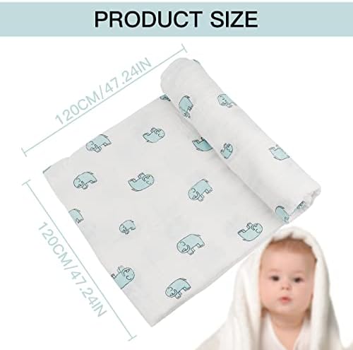 LNQ Luniqi 47 polegadas crianças Baby Wrap Swaddle Swaddle Cobertor