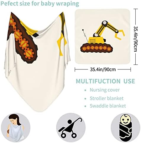 Yuyuy Caterpillar Crane Baby Blanket Recém -nascido Capa de Swaddle Receber Blanket para Limbo de Serviço Infantil