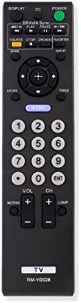 New RM-YD028 Replace Remote fits for Sony Bravia KDL40V5100 KDL26L5000 KDL-46VE5 KDL-46VL150 KDL-52S5100 KDL32L5000 KDL46S5100