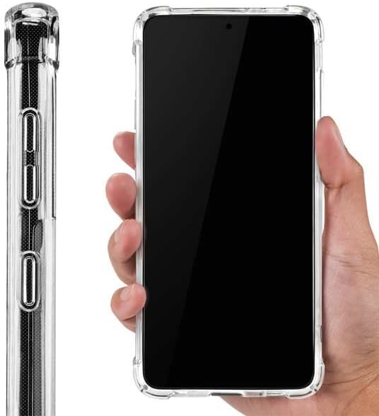 Skinit Clear Phone Case Compatível com o Samsung Galaxy A53 5G - NFL Pittsburgh Steelers, oficialmente licenciado, design de explosão preta