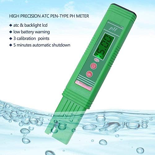 Zuqiee ph medidor preciso instrumento preciso ph-006 do tipo caneta medidor de pH com compensação de temperatura automática