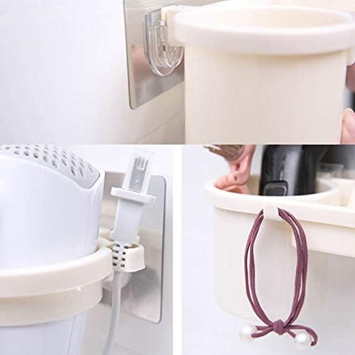 Jydqm banheiro secador de cabelos suportes abdominais parede de parede resistente montagem adesiva stand stand stand stand