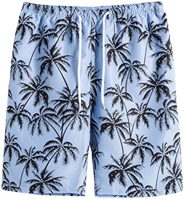 Hot6sl masculino masculino, shorts de praia masculina casual trajes de traje de banho shorts de natação de roupas de banho de verão com bolsos