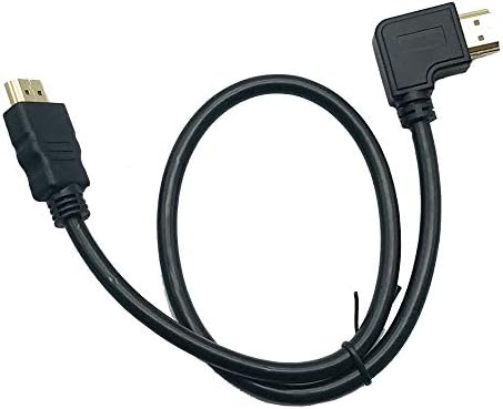 MMNNE CABO HDMI de alta velocidade Um macho para angular um cabo masculino, cabo HDMI HDTV de alta velocidade - suporta Ethernet, 3D, 1.4V