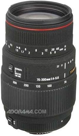 Sigma 70-300mm f/4-5.6 DG APO Macro Motro Motorized Lens de zoom para Nikon SLR