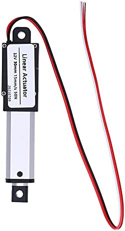Atuadores de movimento linear elétrico Walfront Mini Elétrico 30mm DC 12V Impermeável Alta velocidade Atuador linear Proteção