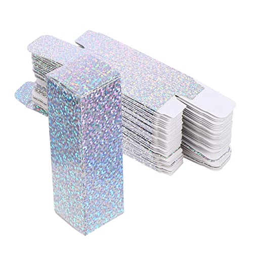 Fomiyes 50pcs Batom Box Clear Lip Gloss Caixa de presente Clear Clear Recipador Caixas de batom personalizadas Caixas de batom