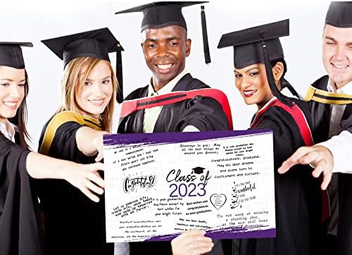 Decoração de graduação em Tenare 2023 Graduação Parabéns, Parabéns Greeting Card Card Livro Classe Alternativa de Pôster para