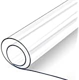 ANI Clear PVC Tabel Protector de 1,5 mm de mesa de mesa de espessura para mesa de jantar ou mesa de escritório