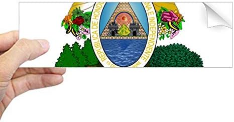 Dihythinker Honduras América do Norte Nacional emblema Retângulo Bumper Sticker Notebook Decalque da janela