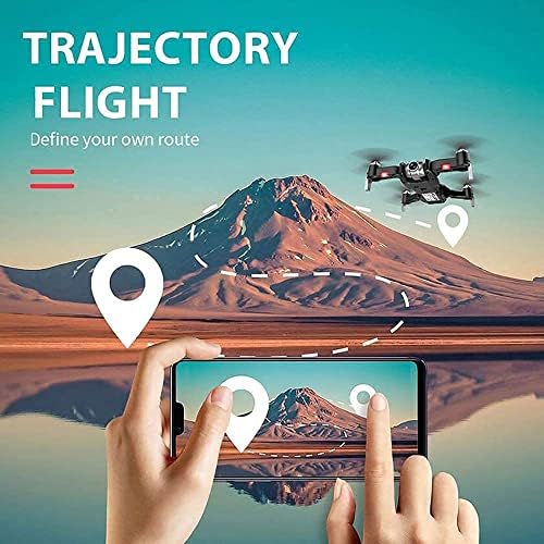 Rfzhanz RC Aux Drone com câmera 4K HD Drone dobrável para iniciantes Altitude Hold Modo RTF Uma tecla Tire/Landing 3D Flips