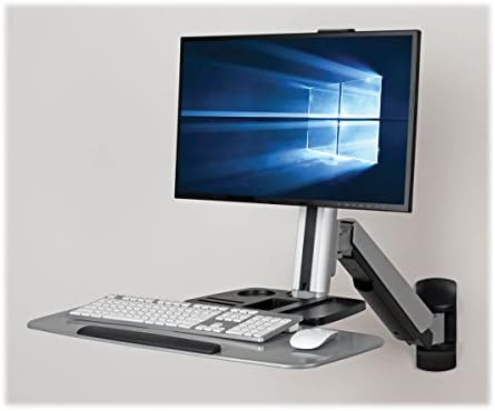 Tripp Lite Sit Stand Desktop Workstation, mesa de pé ajustável com grampo