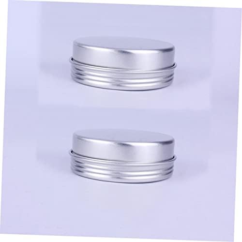 Latas de latas de tampas com tampas 12pcs mini latas redondas latas de alimento redondo lata de alumínio de alumínio de alumínio