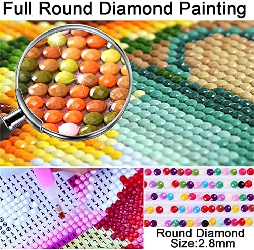 Diamante colorido Diamante Pintura 55x70cm, kits de pintura de diamante 5D para adultos/crianças kits de pintura de diamante