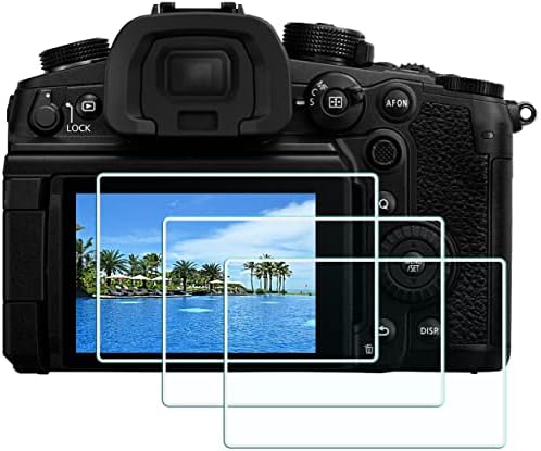 Protetor de tela Huipuxiang para Câmera Panasonic Lumix GH6 GX85 DSLR, [3 pacote] 0,3mm 9H Duridade temperada Flim