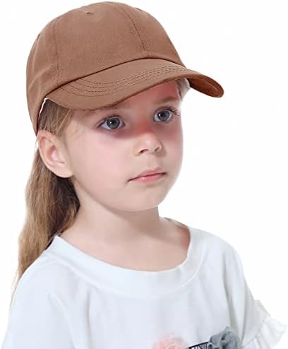 Zando Toddler Baseball Hat Sof Sun Protection Cap para Baby Ajuste Caminho de Caminho Casco de Algodão Base de beisebol