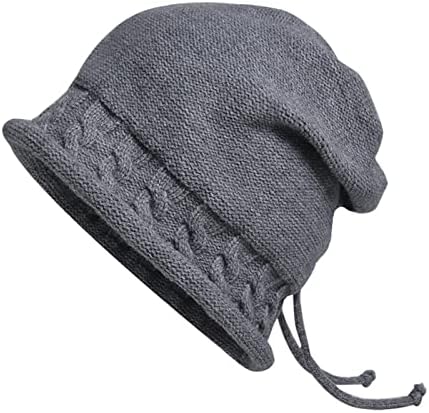 Chapéus de gorro de malha para homens homens chapéu de inverno chunky malha chapé de malha macia touch grossa grossa de malha para