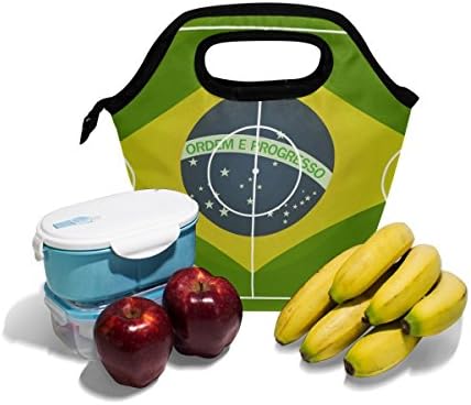 Florença Brasil Brasil Futebol estádio de futebol cooler bolsa quente lancheira lancheira para o trabalho escolar bolsas de refeição