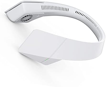 Ventiladores de pescoço sem lâmina de pescoço portátil recarregável e recarregável USB Hands Free Fan fone de fone de ouvido Air condicionador de ar -condicionado com 3 velocidade de vento para externo interior