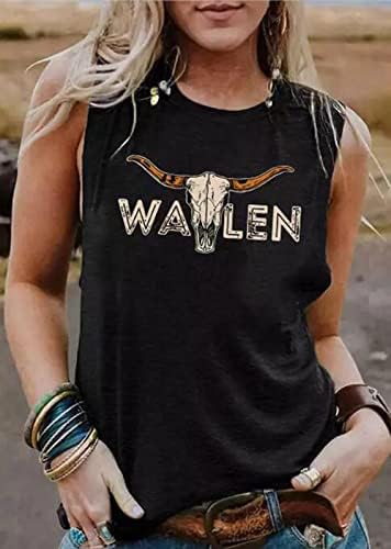 Tanque de música country ocidental tops femininos women vintage cowgirl camise